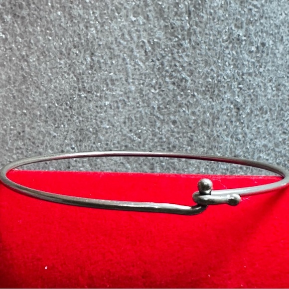 James Avery 925 Silver Hook and Eye Bracelet Charm Bangle 4311 - Picture 4 of 12